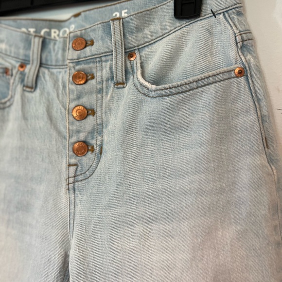 J.Crew Demi Boot Crop Frayed Raw Hem Light Wash jeans - Picture 13 of 16